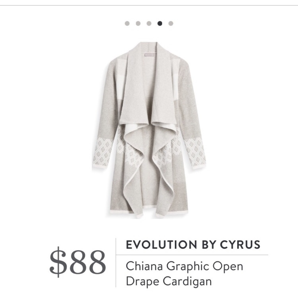 Stitch Fix Chiana graphic open drape cardigan